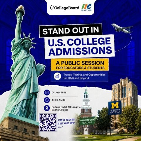 🎓 SAT & AP – CHÌA KHÓA GIÚP HỒ SƠ TỎA SÁNG KHI ỨNG TUYỂN ĐẠI HỌC MỸ TOP ĐẦU