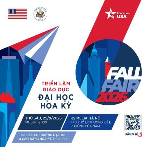 🇺🇸🎓 TRIỂN LÃM GIÁO DỤC ĐẠI HỌC HOA KỲ EDUCATIONUSA 2026 – MỞ CÁNH CỬA DU HỌC MỸ! ✈️🌎