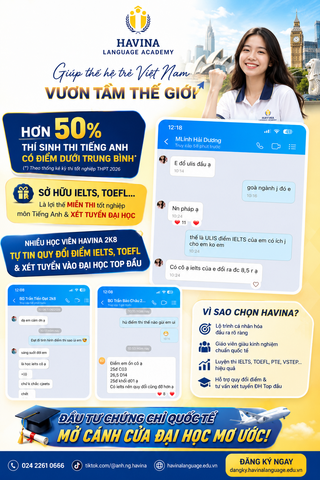 Hơn 50% thí sinh dưới điểm trung bình môn Tiếng Anh THPT 2026: Cảnh báo về năng lực ngoại ngữ và tầm quan trọng của chứng chỉ quốc tế