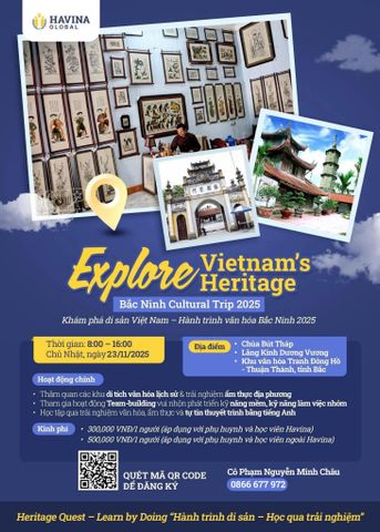 🏯 Explore Vietnam’s Heritage – Bắc Ninh Cultural Trip 2025 cùng Havina