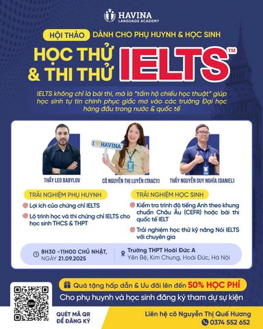 Trải nghiệm Học thử & Thi thử IELTS – Cơ hội vàng cho phụ huynh & học sinh chinh phục IELTS