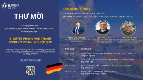 🇩🇪 BÍ QUYẾT PHỎNG VẤN THÀNH CÔNG VỚI DOANH NGHIỆP ĐỨC