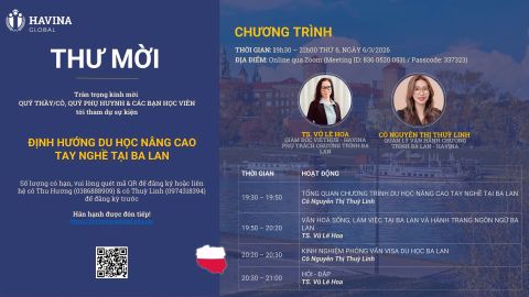 ĐỊNH HƯỚNG DU HỌC NÂNG CAO TAY NGHỀ TẠI BA LAN