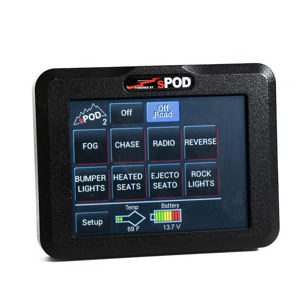 Giao diện panel điều khiển cảm ứng