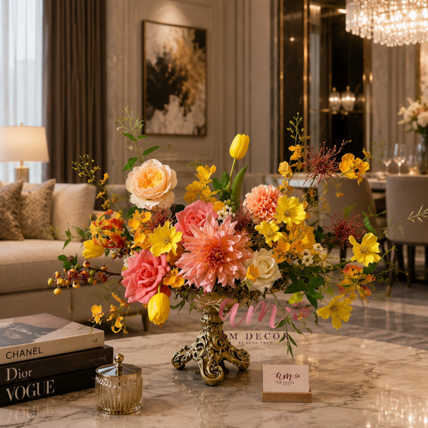 ẤM DECOR – NGHỆ THUẬT HOA LỤA CHUẨN CHÂU ÂU CHO KHÔNG GIAN SỐNG CAO CẤP