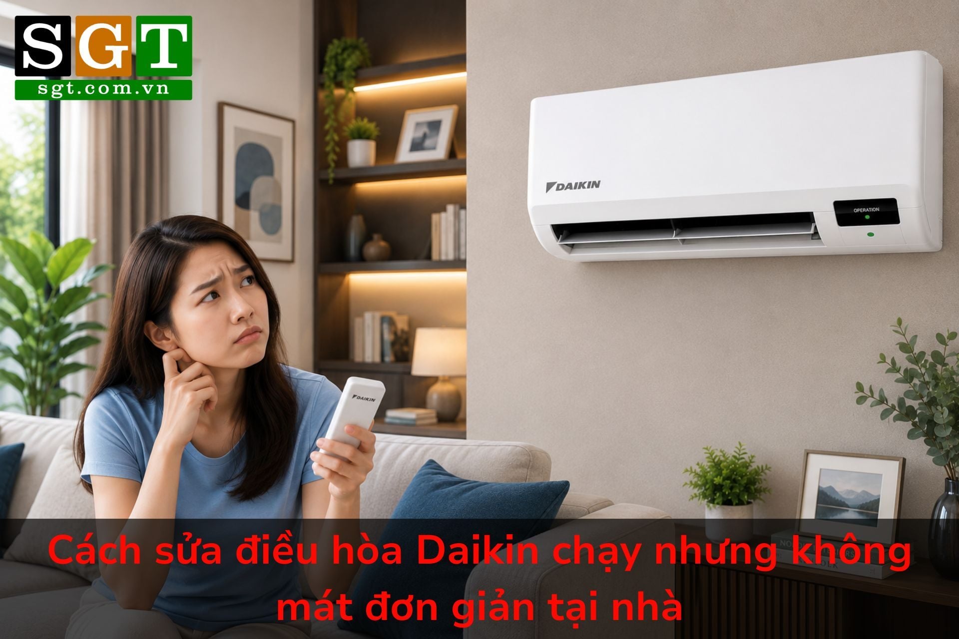Cách sửa điều hòa Daikin chạy nhưng không mát đơn giản tại nhà