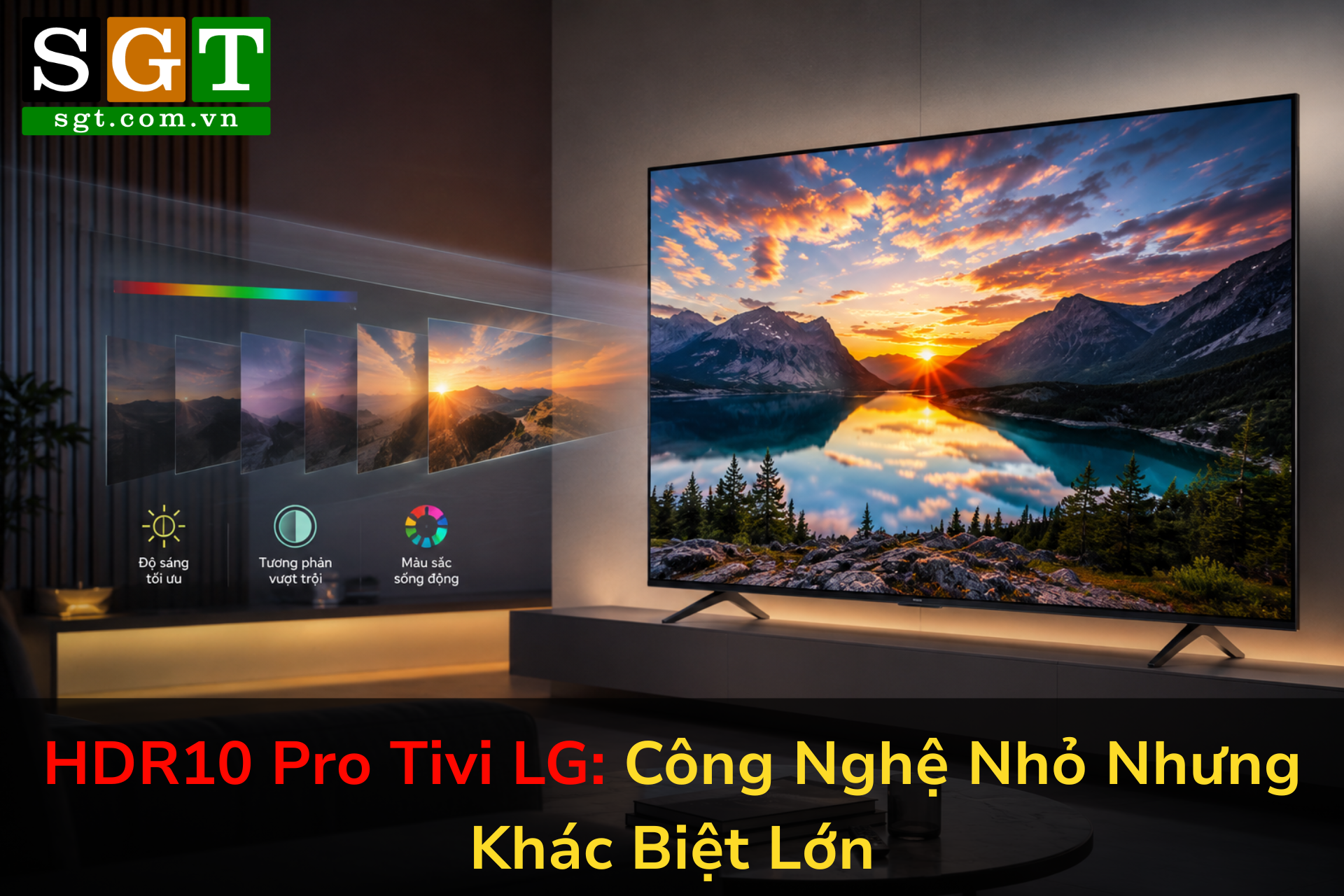 HDR10 Pro Tivi LG: Công Nghệ Nhỏ Nhưng Khác Biệt Lớn