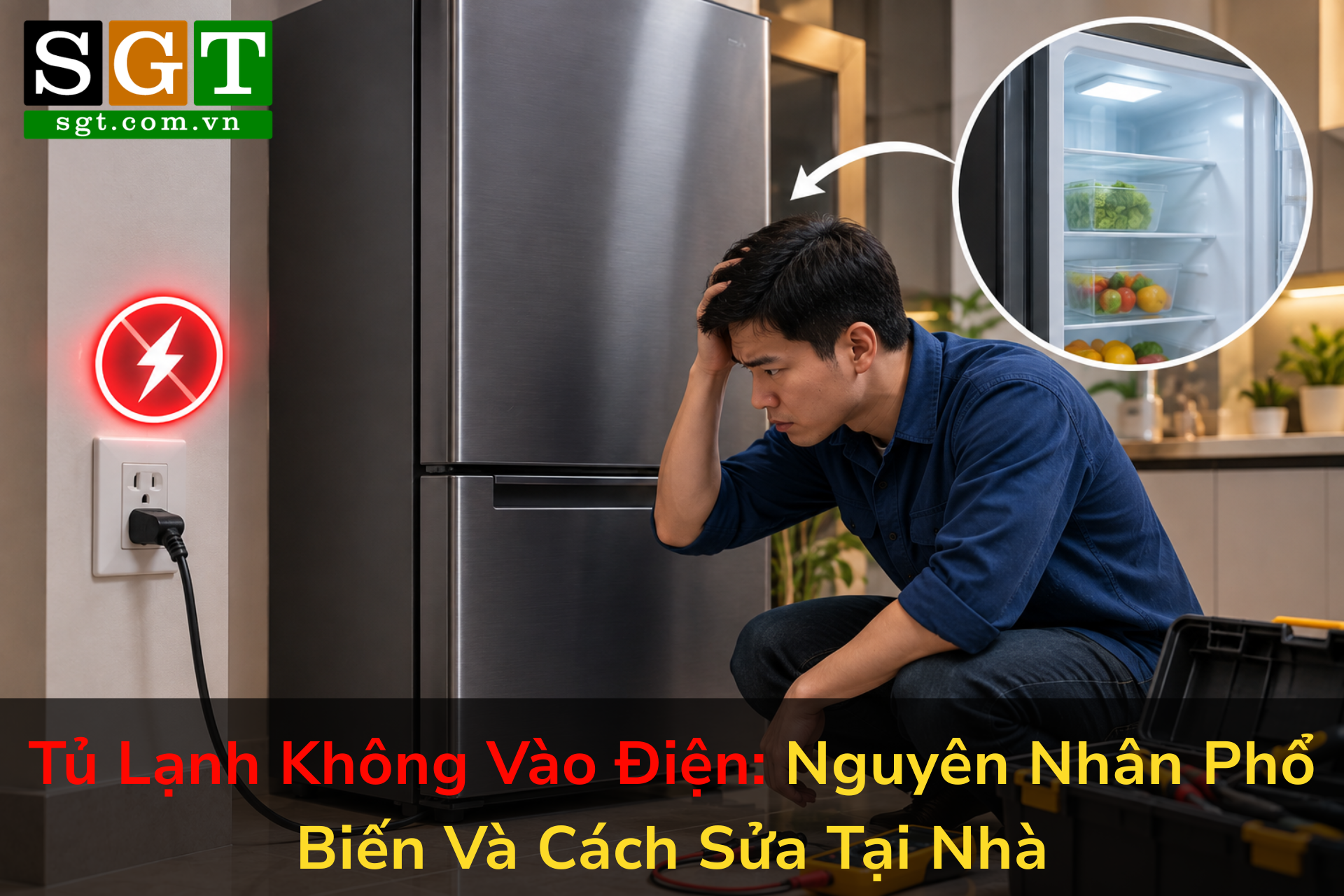 Tủ Lạnh Không Vào Điện: Nguyên Nhân Phổ Biến Và Cách Sửa Tại Nhà