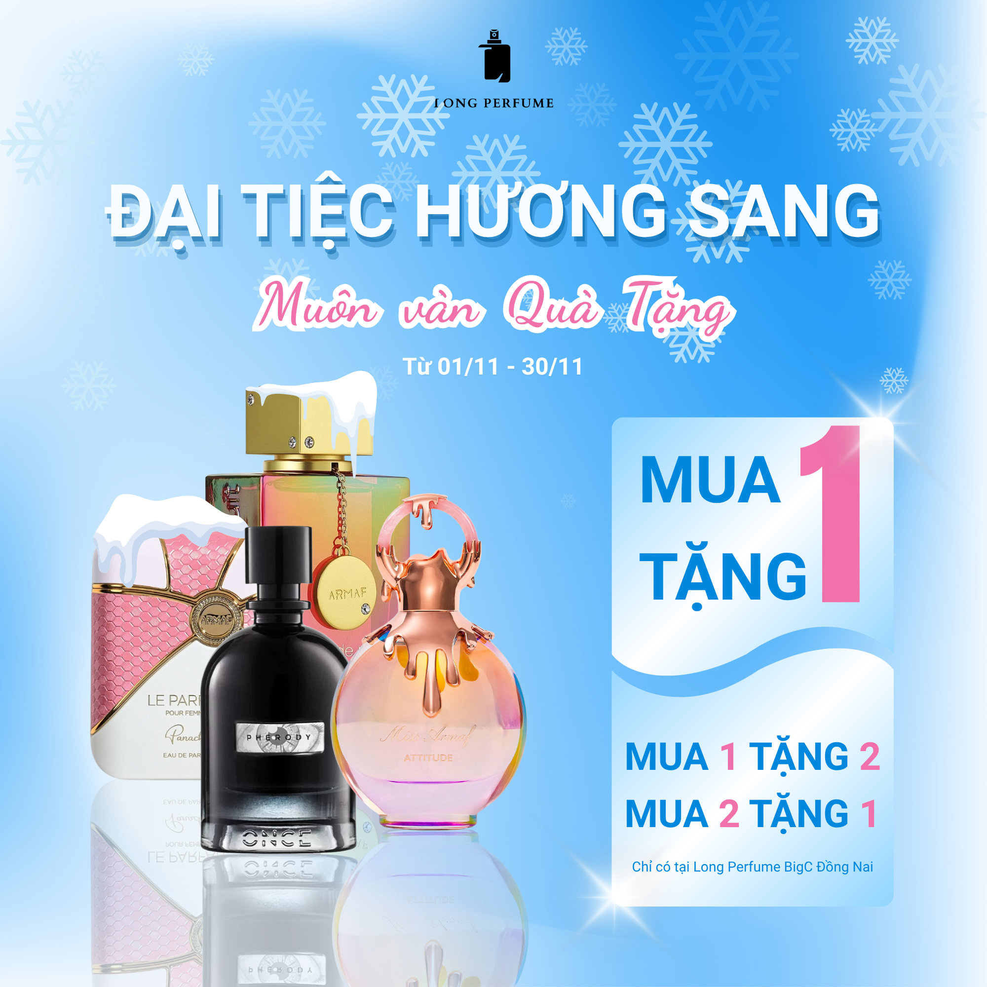 THÁNG 11: ĐẠI TIỆC HƯƠNG SANG - MUÔN VÀN QUÀ TẶNG