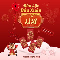 THÁNG 1: LÌ XÌ MAY MẮN - ĐÓN LỘC ĐẦU NĂM
