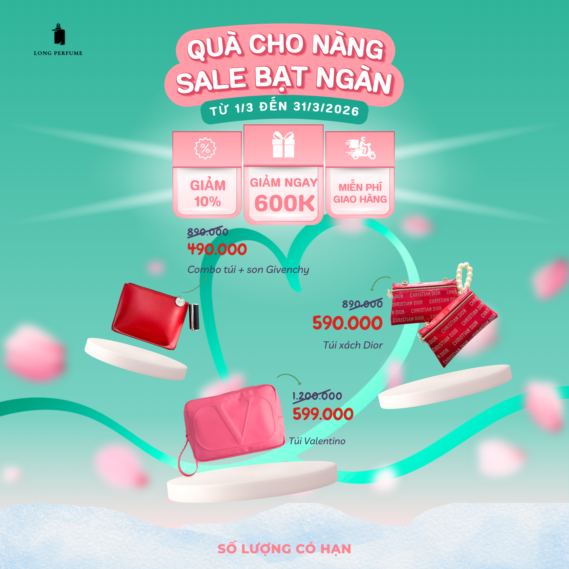 THÁNG 3: QUÀ CHO NÀNG - SALE BẠT NGÀN