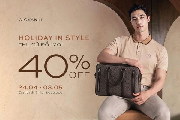 HOLIDAY IN STYLE: ƯU ĐÃI THỜI TRANG MÙA LỄ 40% & CASHBACK TỚI 3.000.000