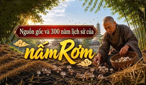 Nguồn Gốc Nấm Rơm Và Lịch Sử 300 Năm Phát Triển Phương Pháp Trồng