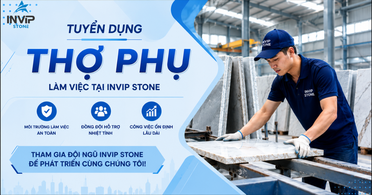 Tuyển dụng Thợ phụ kho tháng 6/2026