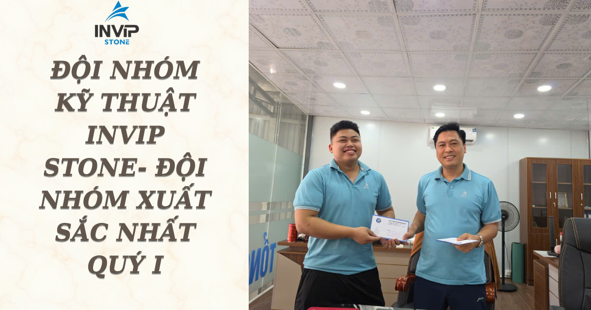Đội nhóm Thợ kỹ thuật Invip Stone - đội nhóm xuất sắc nhất quý I