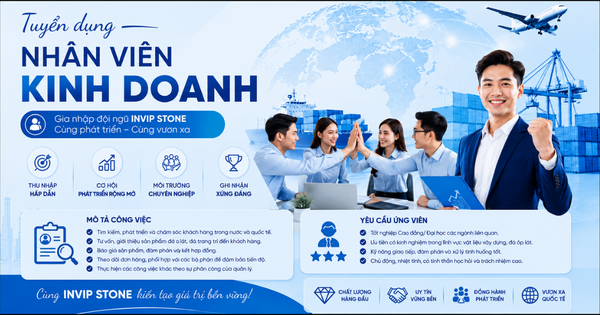 Tuyển dụng nhân viên Kinh Doanh Tháng 6/2026