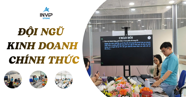 Công bố đội ngũ kinh doanh chính thức của INVIP STONE