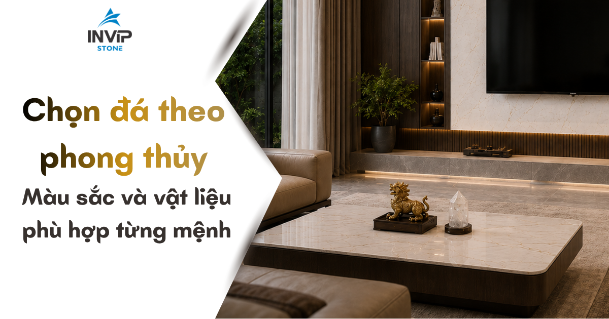 Chọn đá phong thủy, màu sắc và vật liệu phù hợp từng mệnh