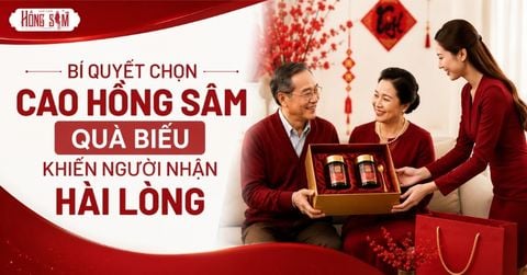 Bí Quyết Chọn Cao Hồng Sâm Quà Biếu Khiến Người Nhận Hài Lòng
