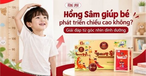 Hồng Sâm Giúp Bé Phát Triển Chiều Cao Không? Giải Đáp Từ Góc Nhìn Dinh Dưỡng