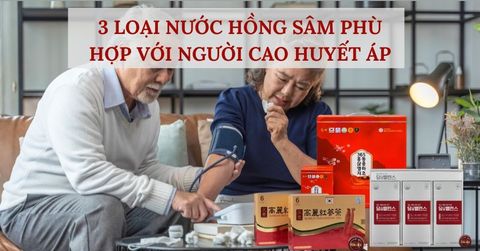 3 Loại Nước Hồng Sâm Phù Hợp Với Người Cao Huyết Áp – Uống Đúng, An Toàn, Bổ Dưỡng