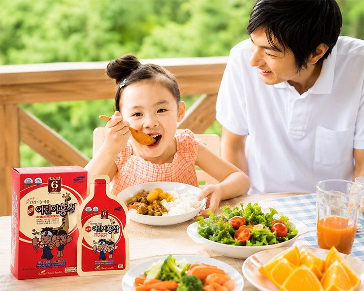 Sử dụng Hồng Sâm đúng cách và thường xuyên giúp bé ăn ngon miệng hơn