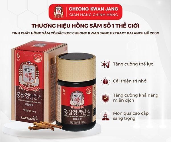 Cao Hồng Sâm KGC dòng Extract được nhiều người biết đến và sử dụng