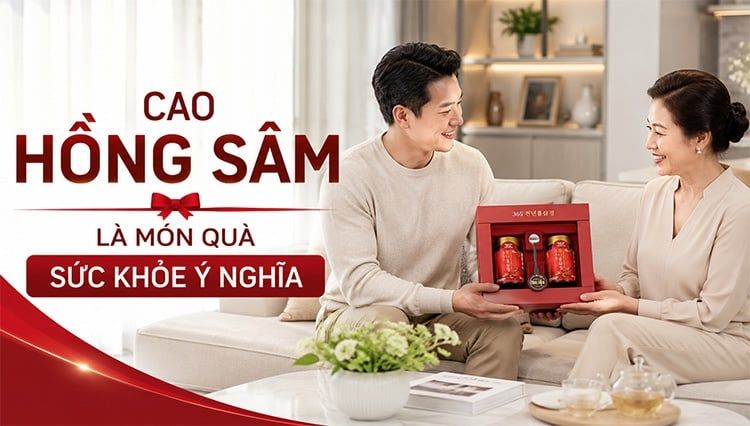 Cao Hồng Sâm là món quà sức khỏe ý nghĩa