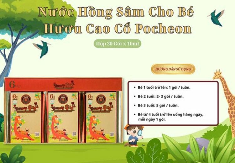Lựa chọn Hồng Sâm phù hợp với độ tuổi của trẻ