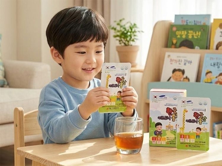 Trẻ từ 2 tuổi trở nên có thể sử dụng nước Hồng Sâm