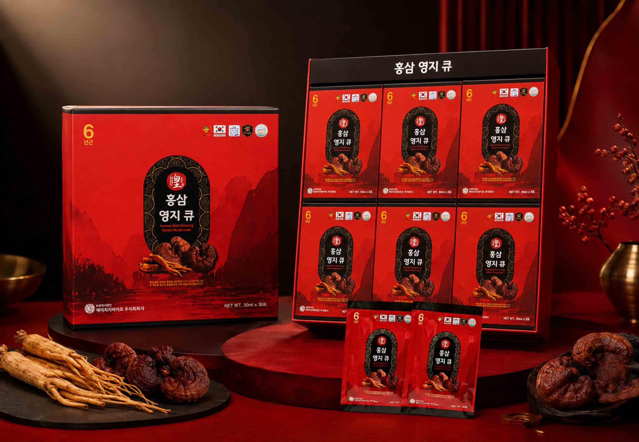 Nước Hồng Sâm Linh Chi Ginseng King chính hãng Hàn Quốc