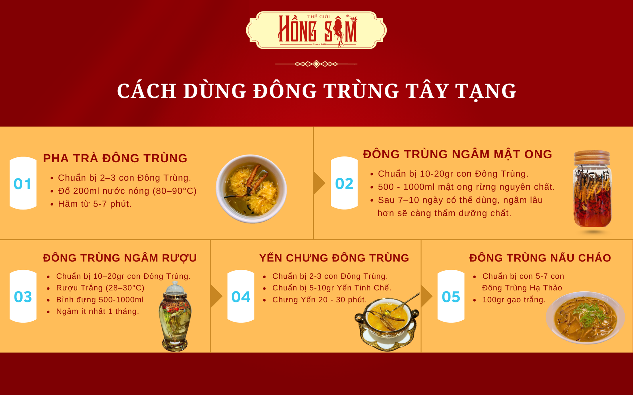 Cách dùng Đông Trùng Tây Tạng hiệu quả