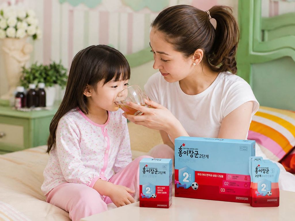 Sau khi trẻ khỏi bệnh, mẹ có thể cho bé bổ sung Hồng Sâm để phục hồi năng lượng