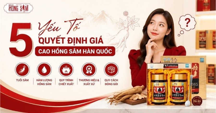5 Yếu Tố Quyết Định Giá Cao Hồng Sâm Hàn Quốc