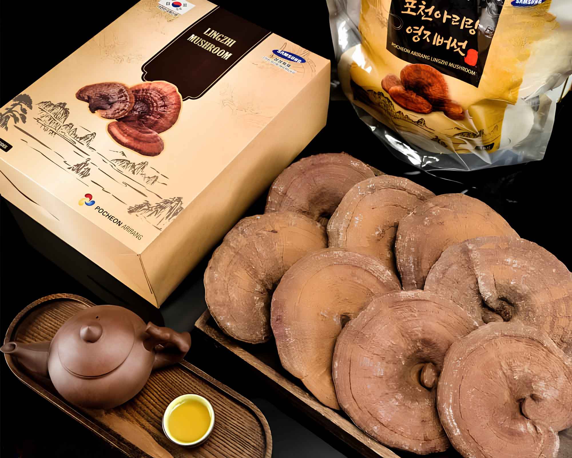 Nấm Linh Chi Hàn Quốc POCHEON 1kg