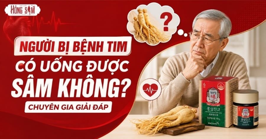 Người Bị Bệnh Tim Có Uống Được Sâm Không?