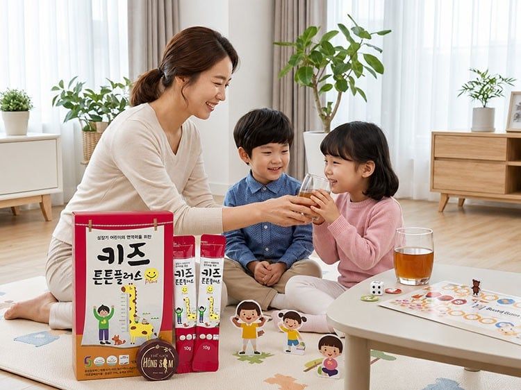 Cơ địa trẻ em ảnh hưởng đến phản ứng khi dùng Hồng Sâm