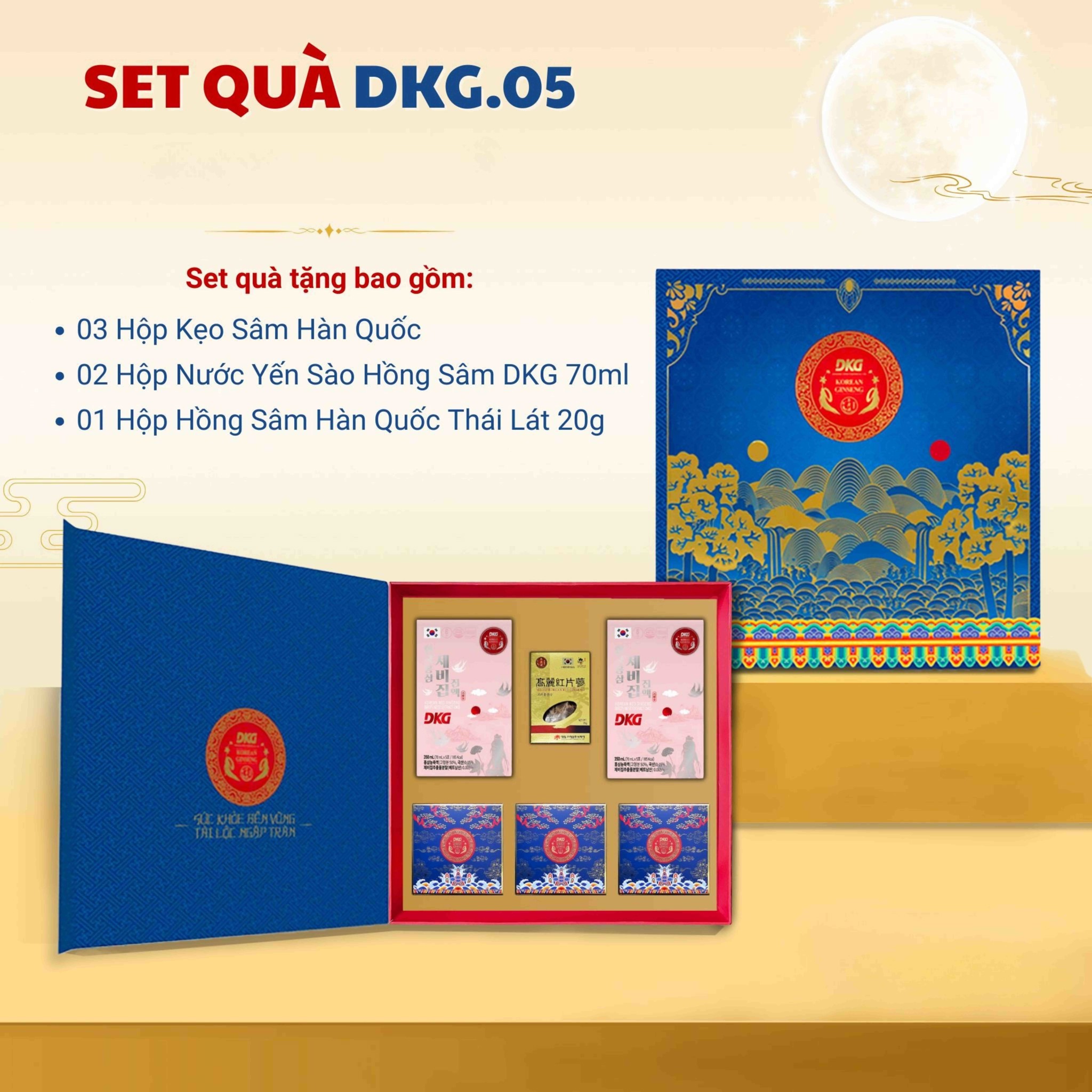 Hộp quà biếu Tết Daedong sở hữu thiết kế tinh tế và sang trọng