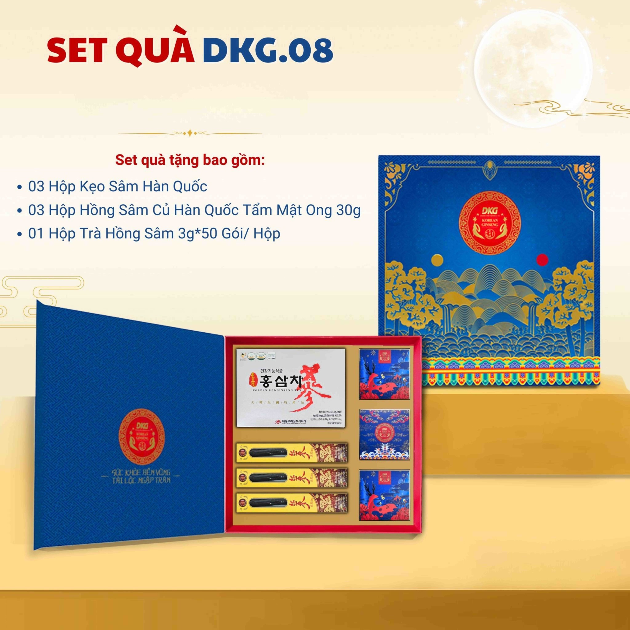 Hộp quà biếu Tết Daedong sở hữu thiết kế tinh tế và sang trọng