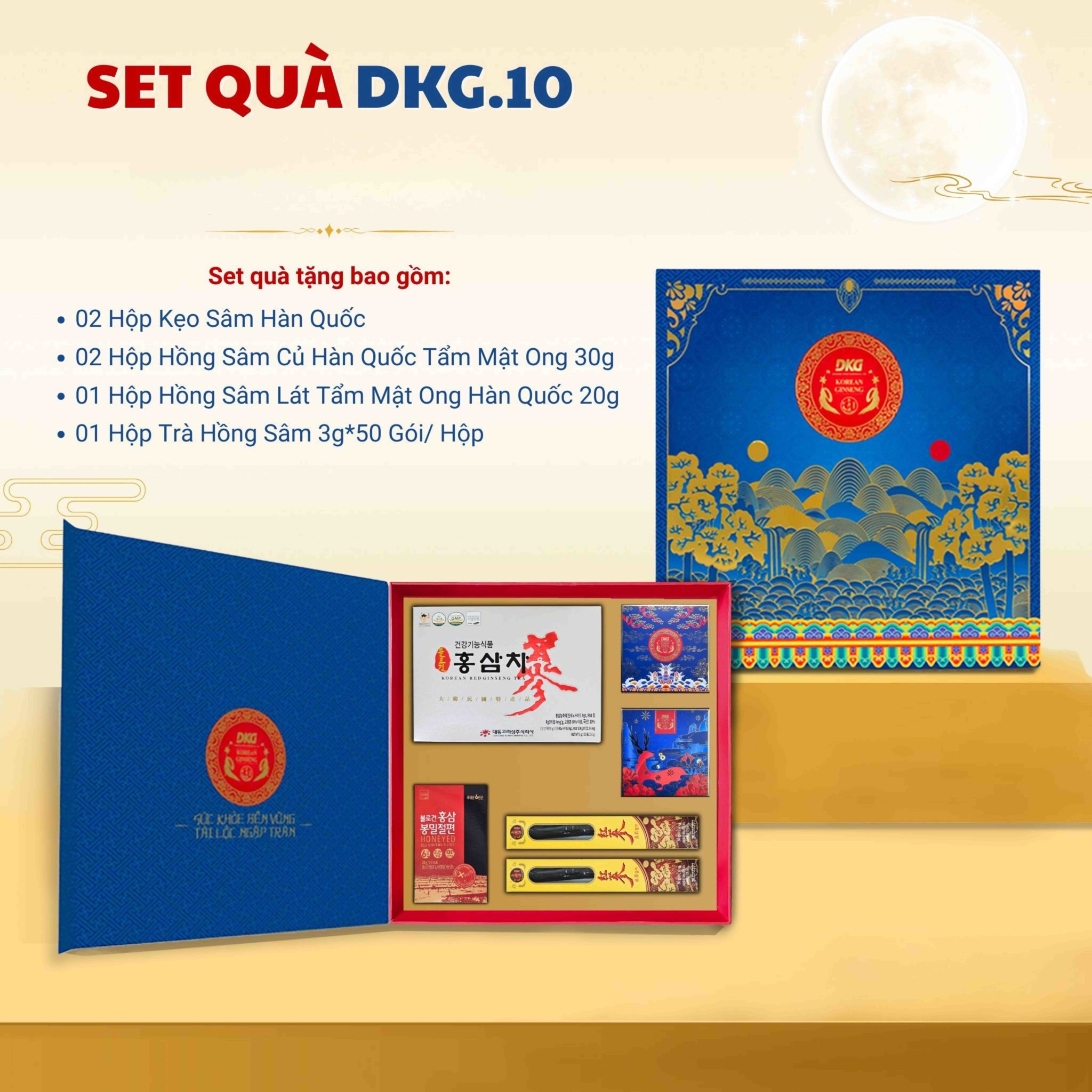 Hộp quà biếu Tết Daedong sở hữu thiết kế tinh tế và sang trọng