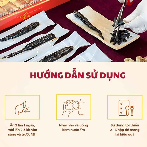 Cách sử dụng hồng sâm củ tẩm mật ong Daedong Hàn Quốc hiệu quả