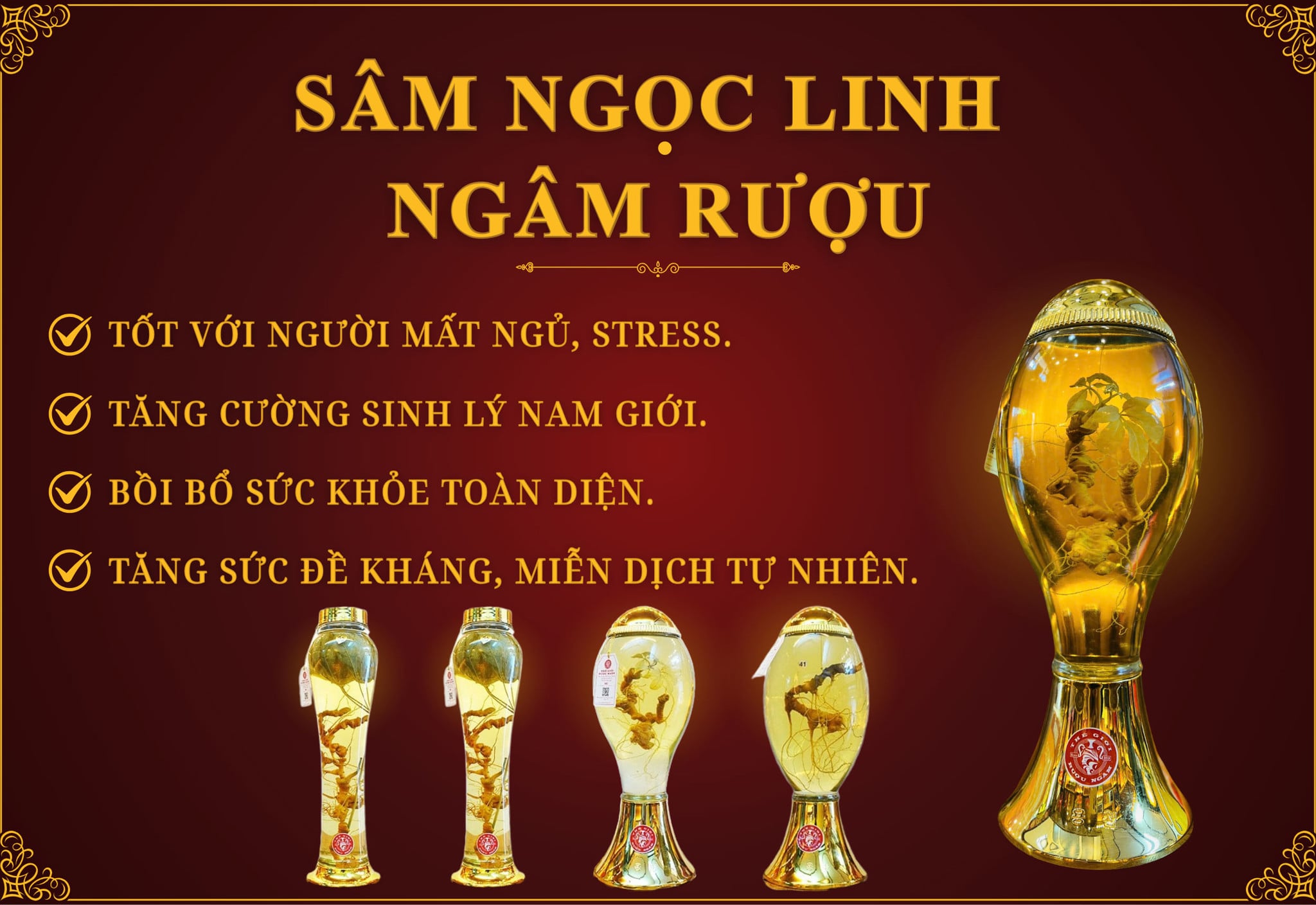 Tác dụng của rượu sâm Ngọc Linh