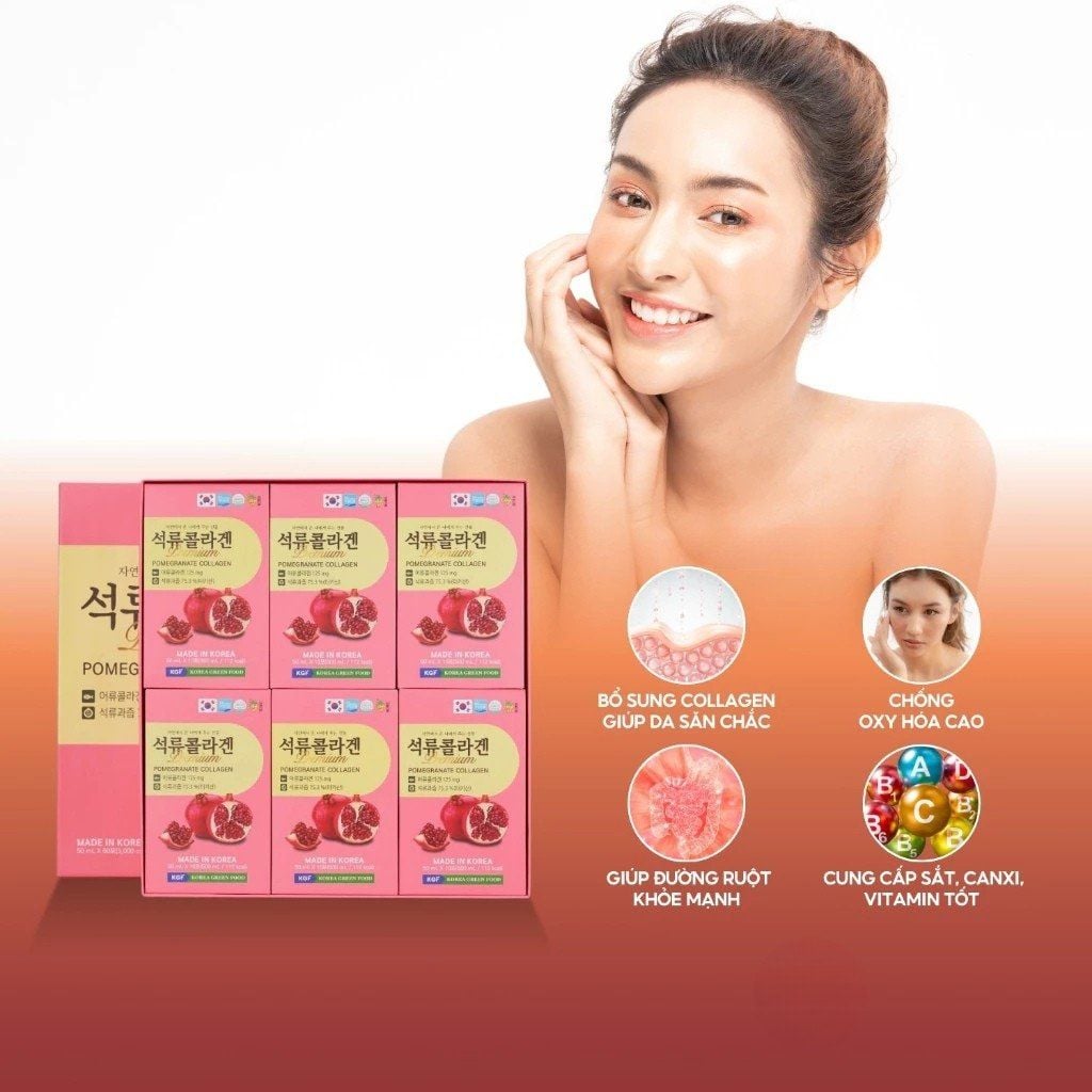 Tại sao nên lựa chọn nước ép Lựu Premium Pomegranate Collagen KGF