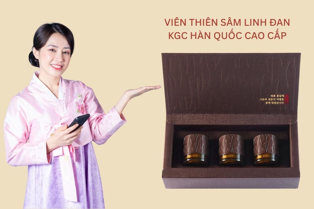 Viên Thiên Sâm Linh Đan KGC Hàn Quốc Cao Cấp Hộp 3 Viên