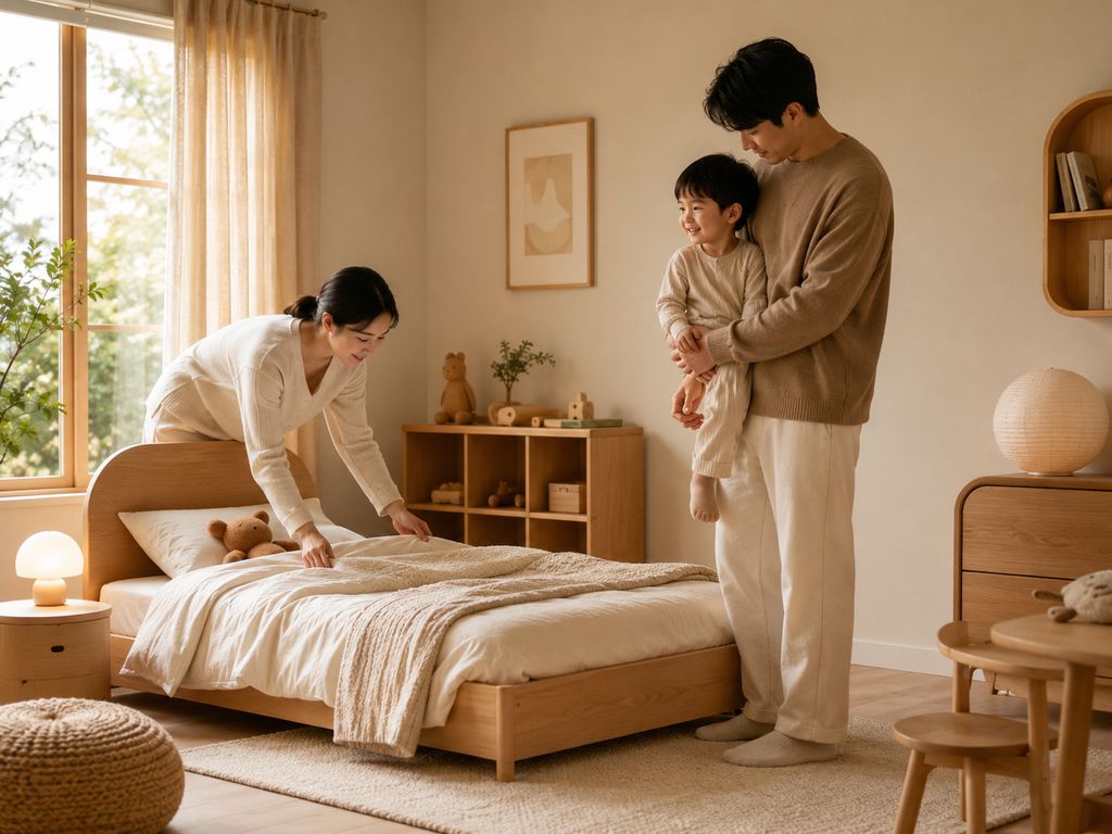 Khi con bắt đầu ngủ riêng, bố mẹ nên chuẩn bị gì?