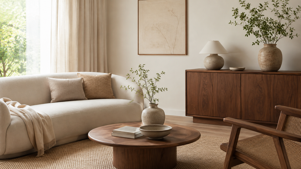 7 ý tưởng decor phòng khách tối giản mà vẫn ấm áp và có chiều sâu