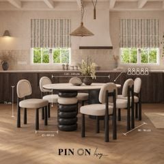 Cách chọn bàn ăn theo diện tích và số người sử dụng