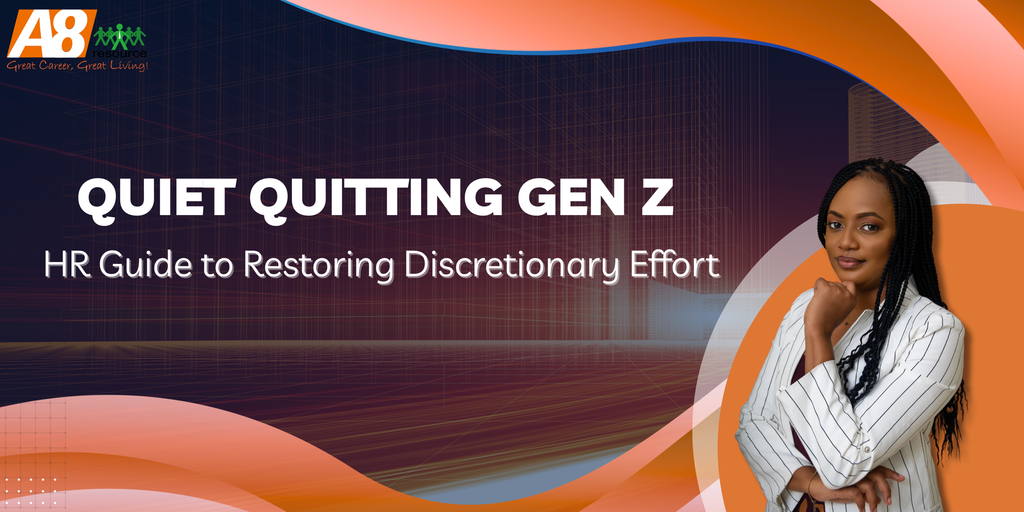 QUIET QUITTING GEN Z: HR GUIDE TO RESTORING DISCRETIONARY EFFORT