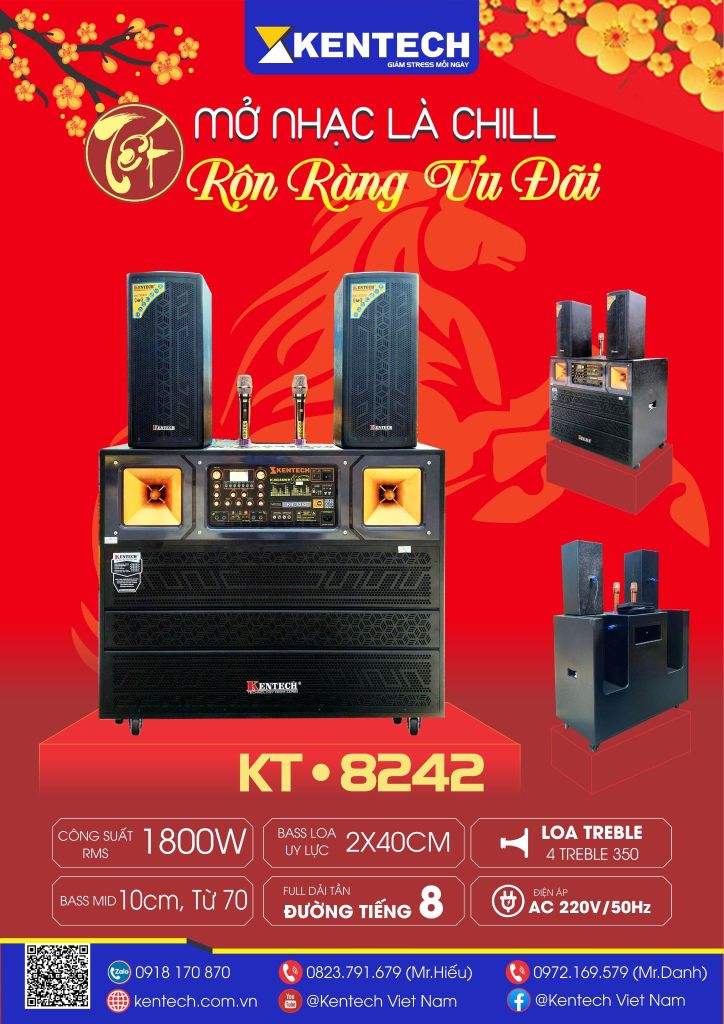 GIỚI THIỆU LOA  KT-8242