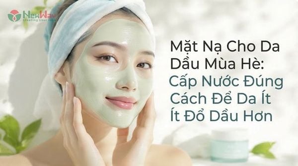 Mặt Nạ Cho Da Dầu Mùa Hè: Cấp Nước Đúng Cách Để Da Ít Đổ Dầu Hơn